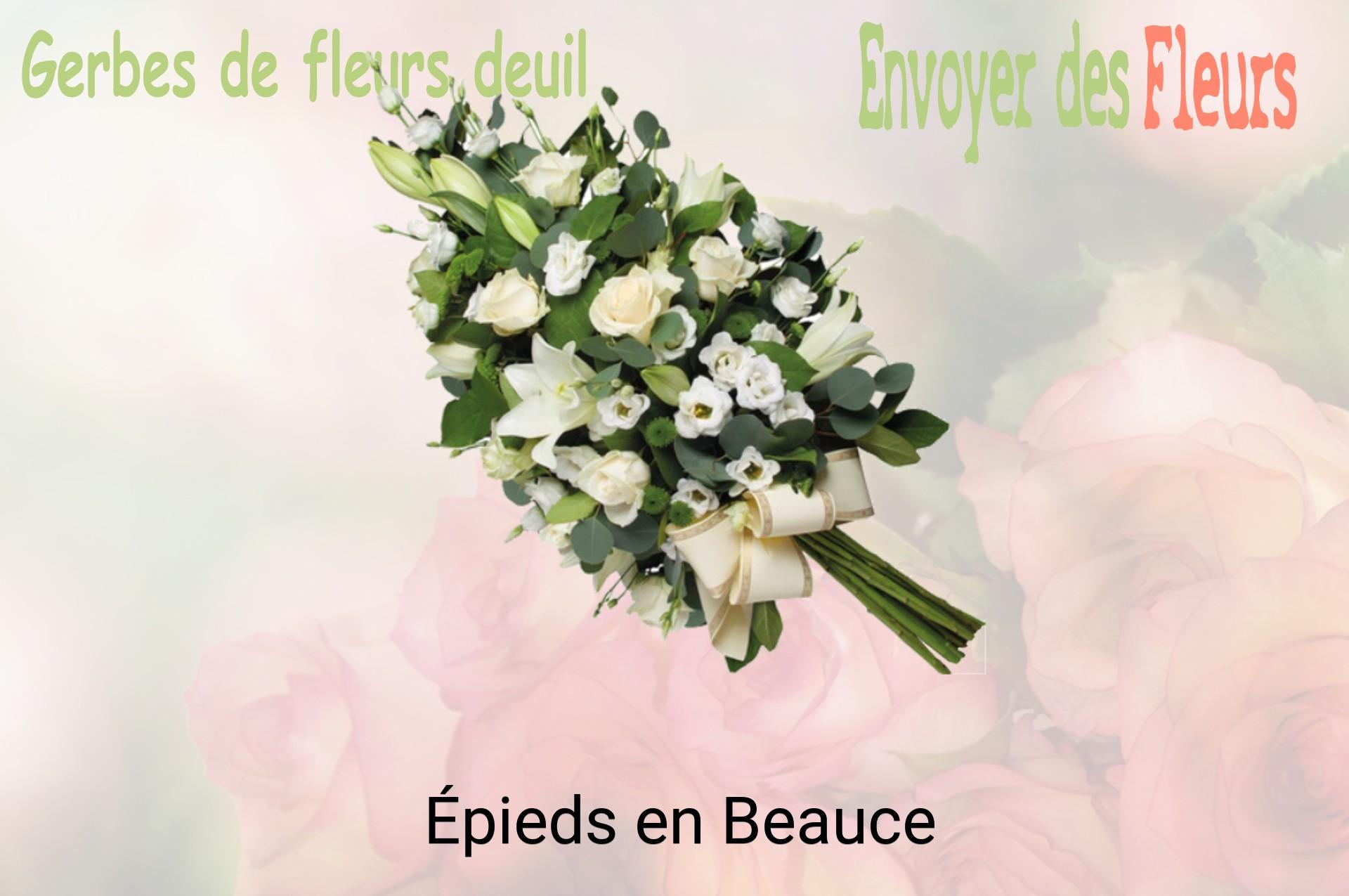 Gerbe de fleurs de deuil livrée à Épieds-en-Beauce